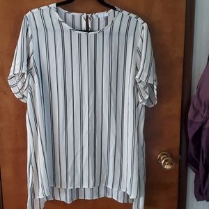 Lightly sheer blouse